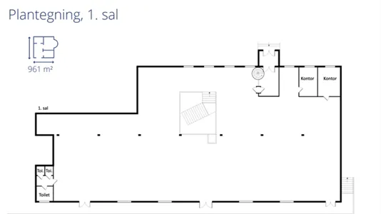 Erhvervslejemål til leje i Århus N - billede 4
